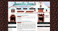 Desktop Screenshot of juanitajean.com