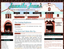 Tablet Screenshot of juanitajean.com